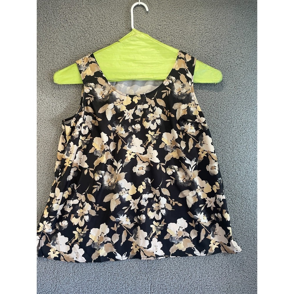 Women Within Womens Pullover Tunic Top Blouse Size 18/20 Floral